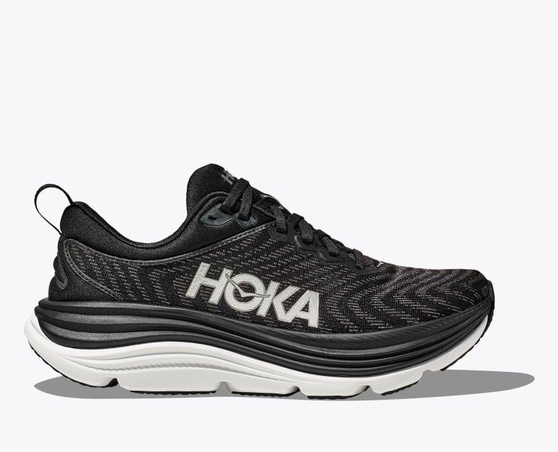 HOKA Womens Gaviota 5 Shoes in Sea Ice/Pink Twilight, Size 10 W Product Image