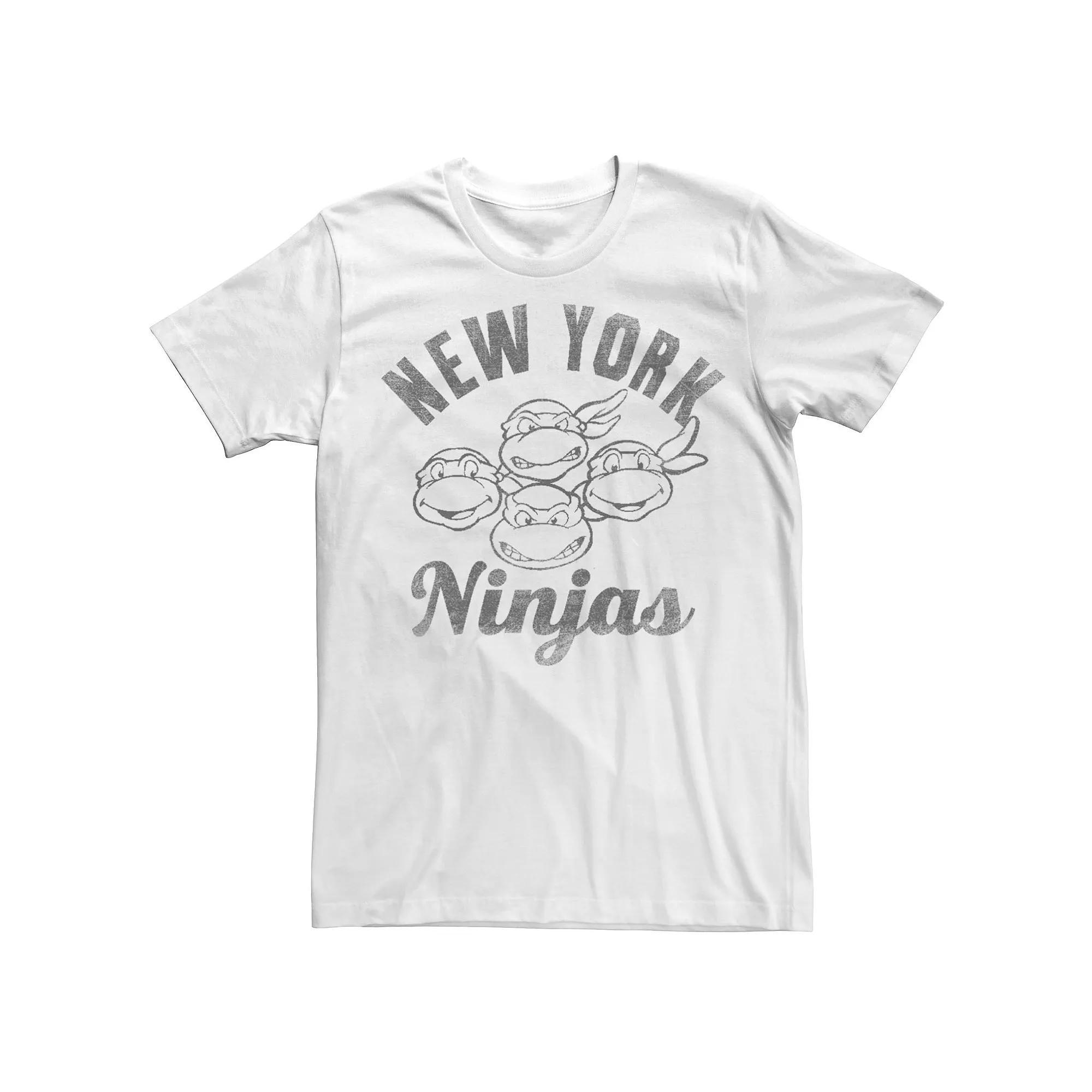 Men's Teenage Mutant Ninja Turtles New York Head Shot Tee, Size: Small, White Product Image