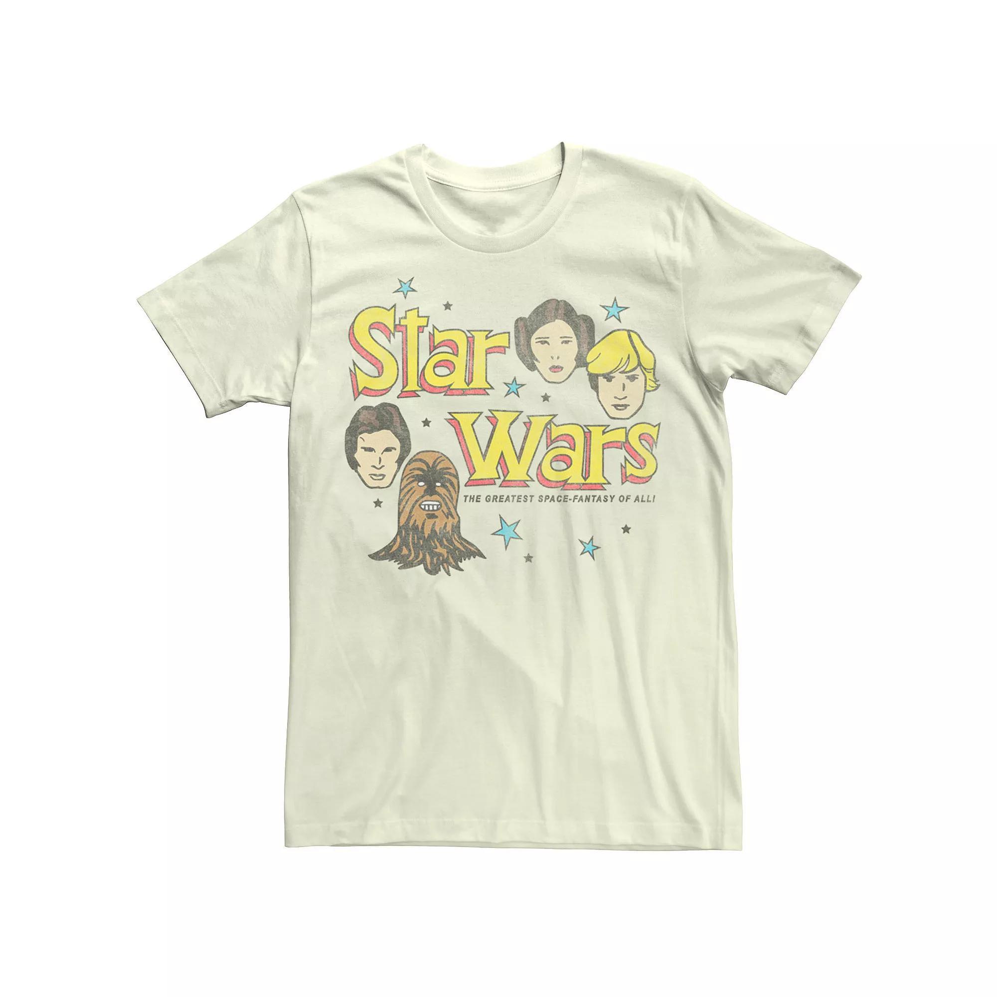 Men's Star Wars Late Night Group Tee, Size: Medium, Natural Product Image