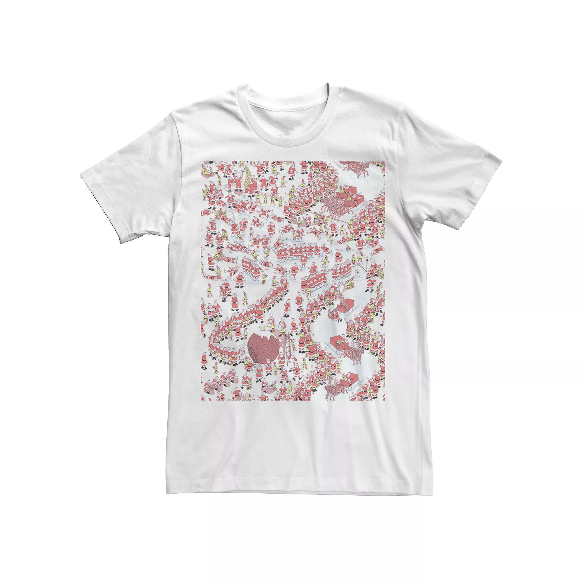 Men's Where's Waldo? Christmas North Pole Tee,  Product Image