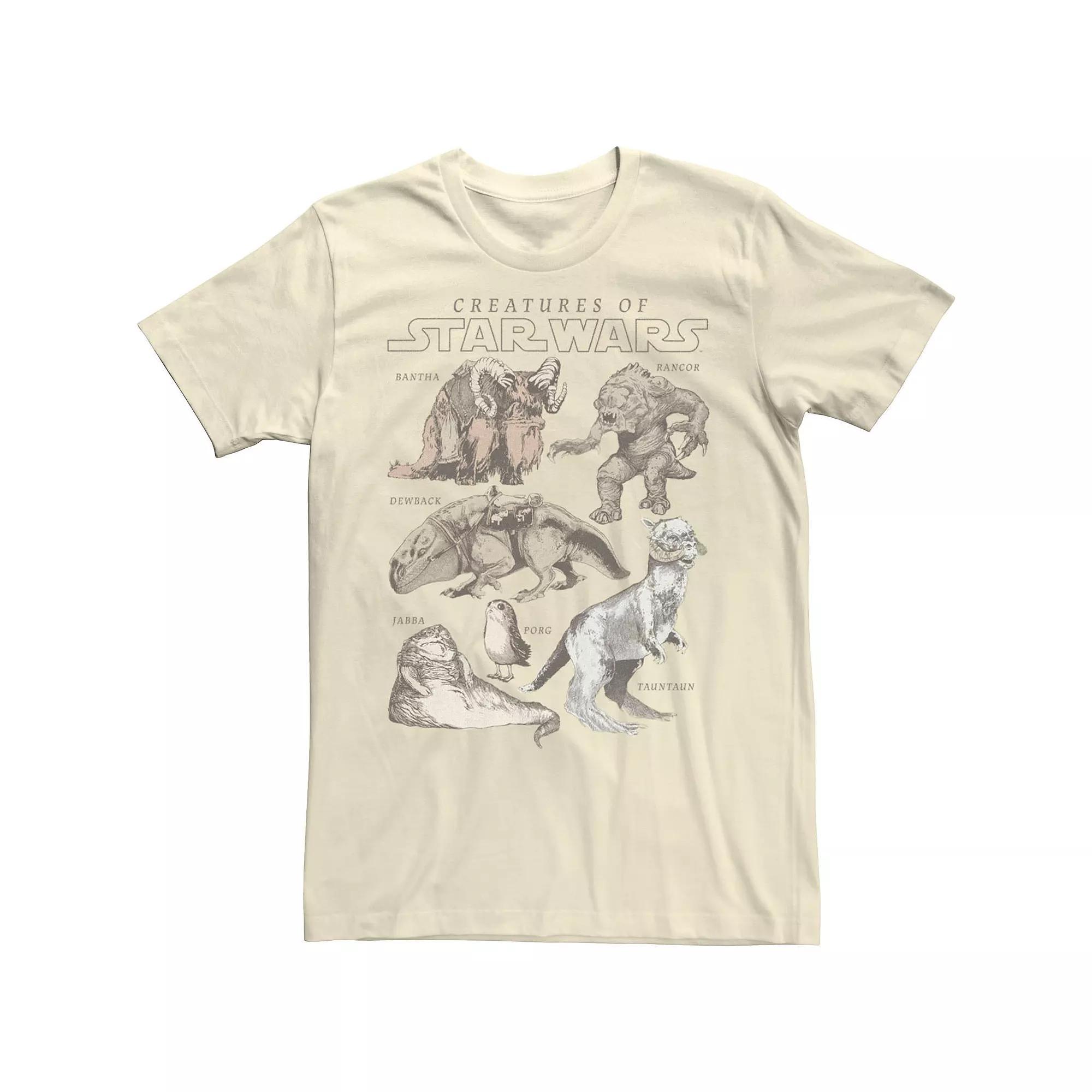 Men's Star Wars Creatures Retro Tee,  Product Image