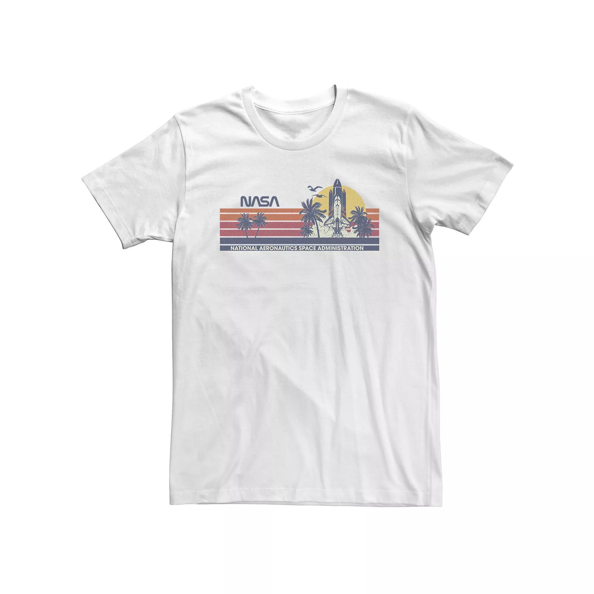 Big & Tall NASA Distressed Retro Take Off Portrait Tee, Men's,  Product Image