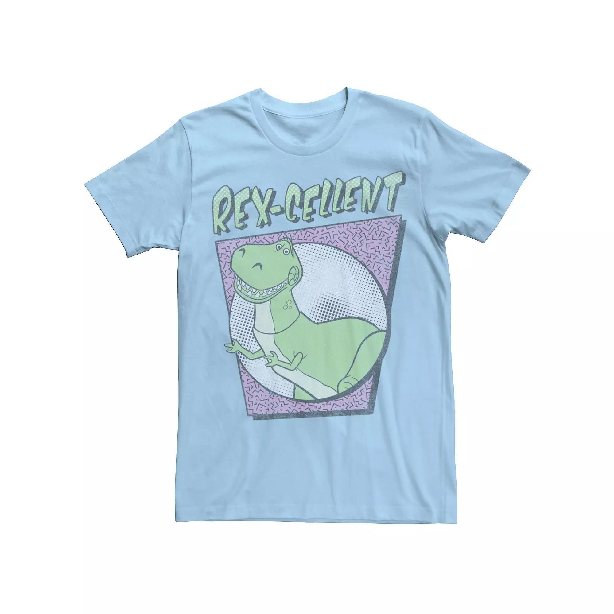 Disney / Pixar's Toy Story Rex Men's Retro Dinosaur Rex-Cellent Tee,  Product Image