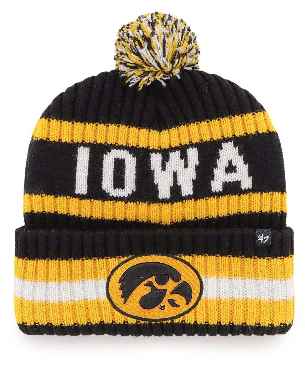 Mens 47 Iowa Hawkeyes Bering Cuffed Knit Hat with Pom Product Image