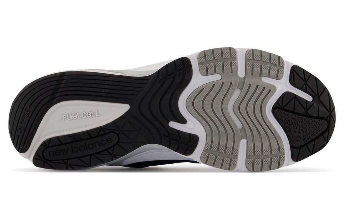 NEW BALANCE Printed Suede Mesh Sneakers With Cushioned Sole In White Product Image