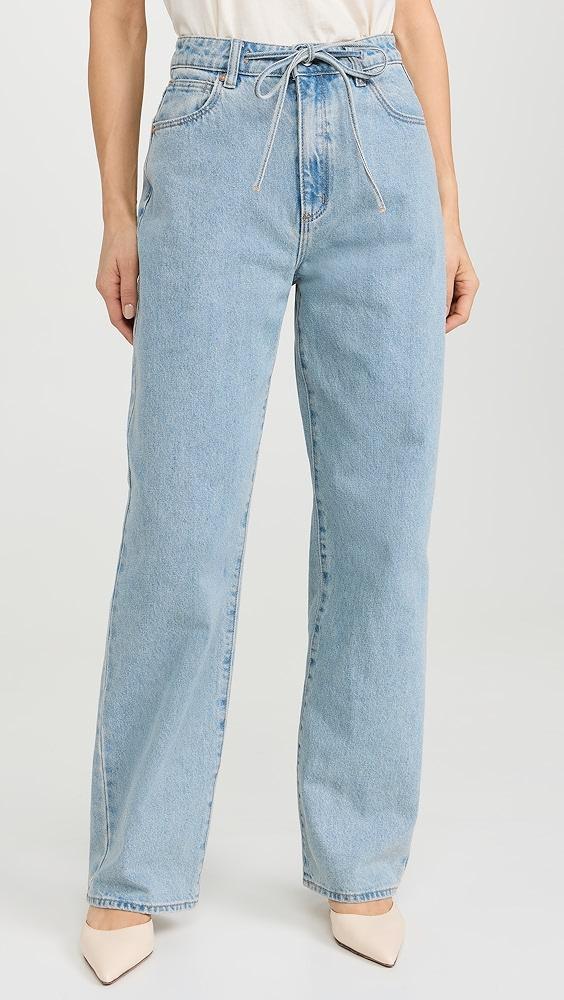 ABRAND Carrie Tie Dixie Jeans | Shopbop Product Image