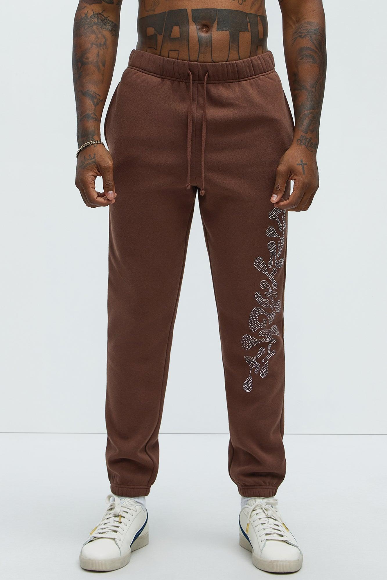 Tyson Fly High Oversized Jogger - Brown Product Image