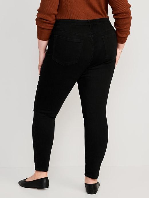 High-Waisted Rockstar Super-Skinny Jeans Product Image