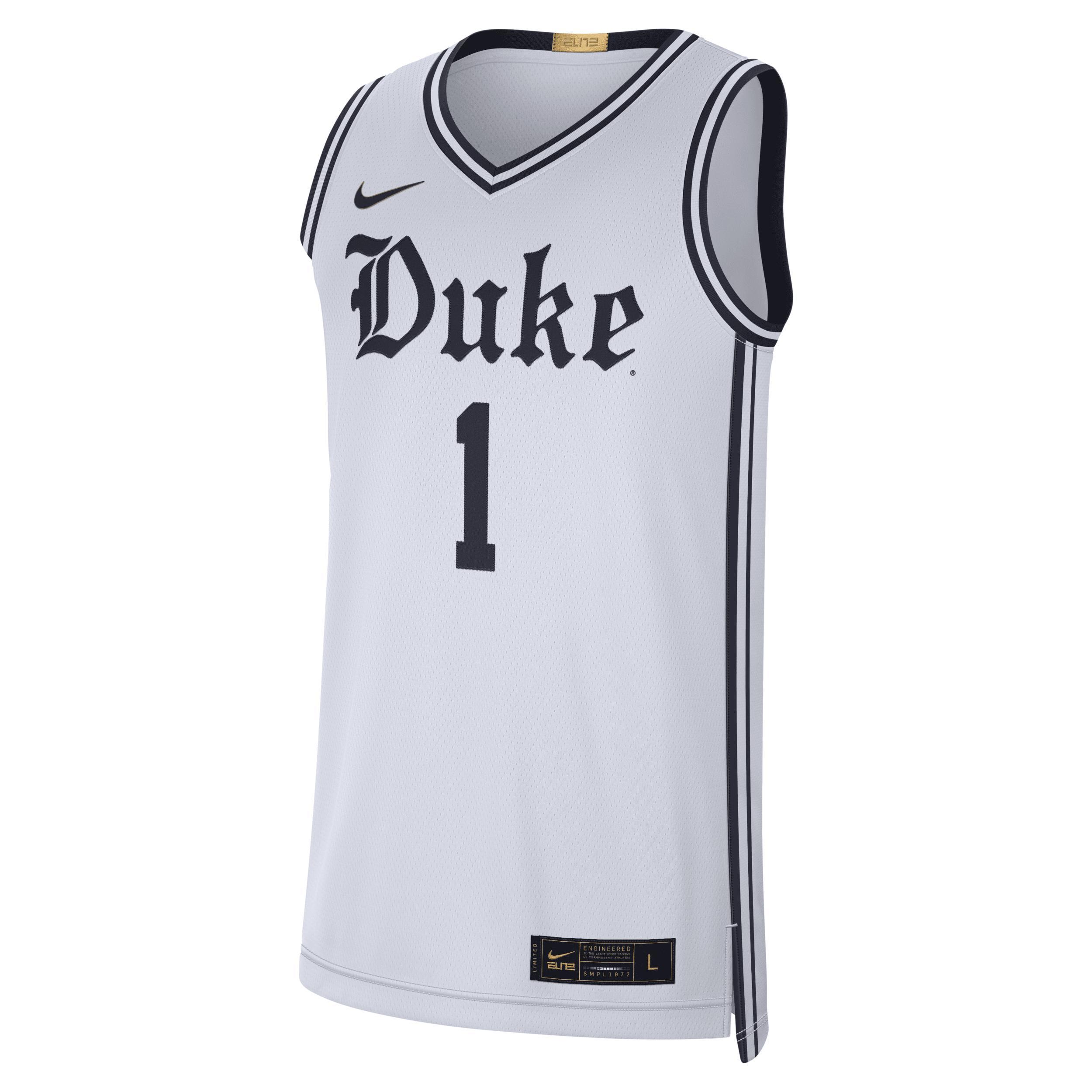 Mens Nike #1 Duke Blue Devils Limited Authentic Jersey Product Image