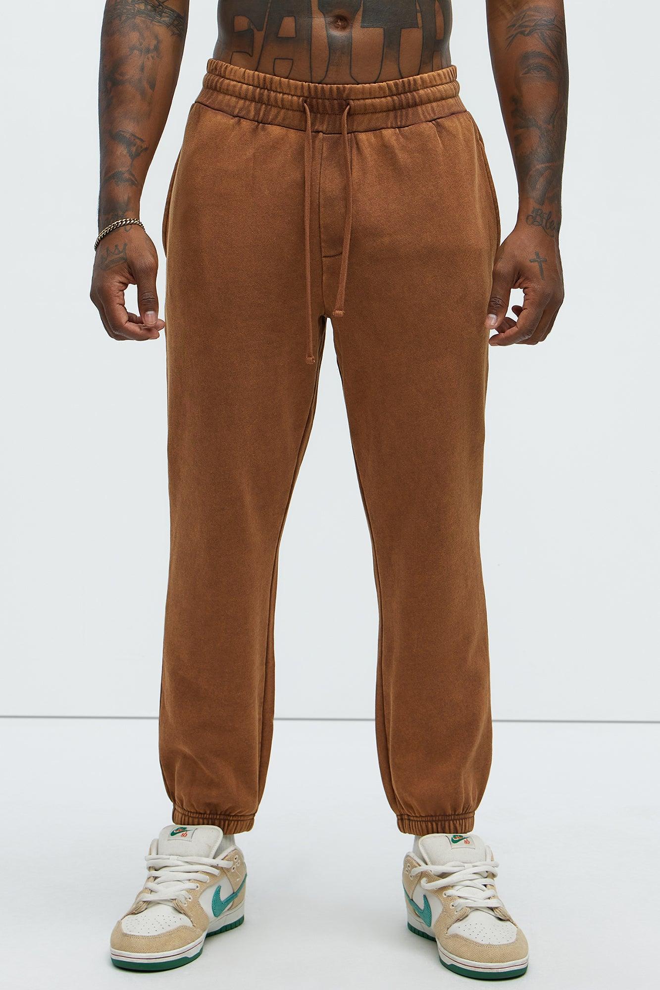 Tyson Heavy Wash Jogger - Dark Brown Product Image