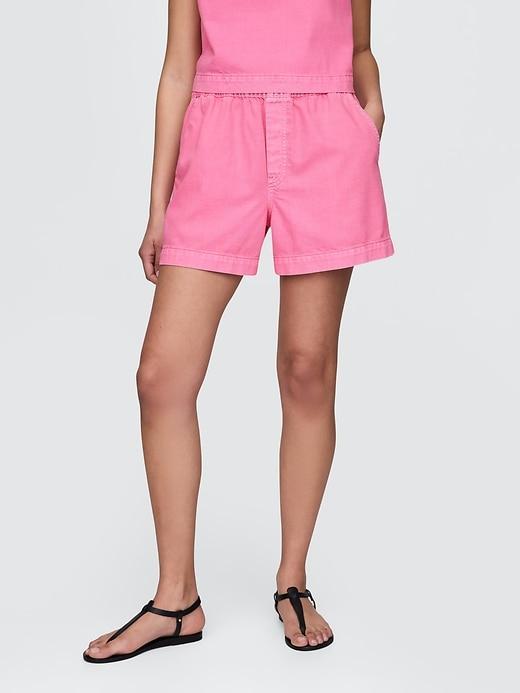 UltraSoft Denim Easy Shorts Product Image