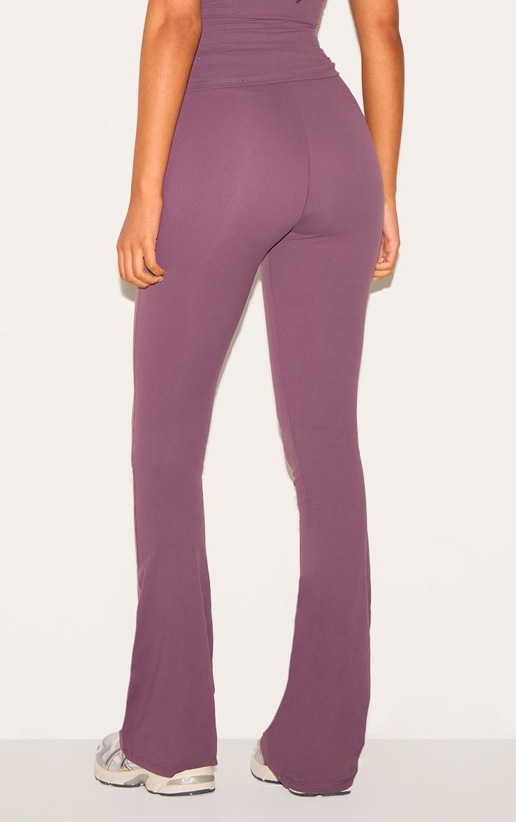 Tall Eggplant Core Collection Tab Snatched Sculpt Foldover Pants Product Image