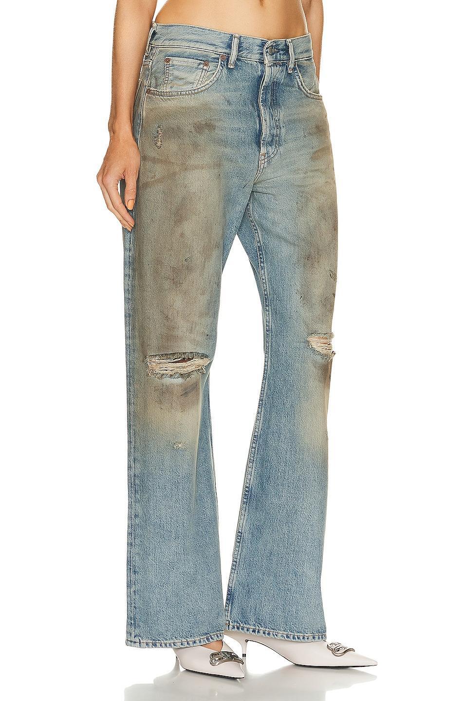 Acne Studios 2021 Loose Fit in Mid Blue - Blue. Size 29 (also in ). Product Image