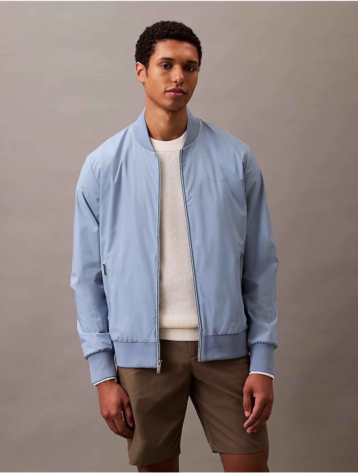 Calvin Klein Mens Matte Bomber Jacket - Grey Product Image