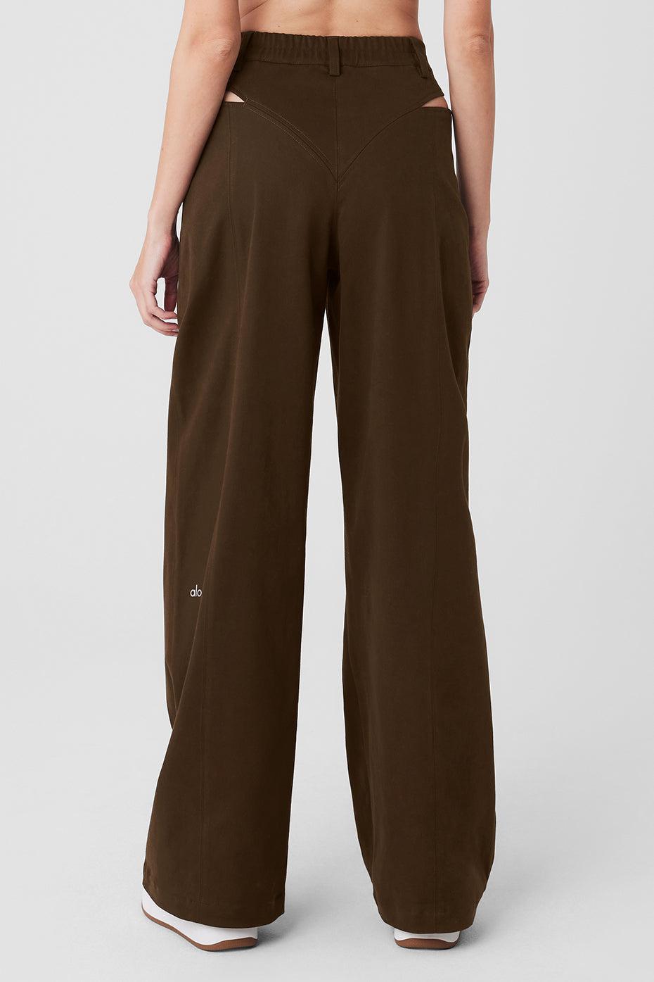 High-Waist Risk Taker Trouser - Espresso Product Image