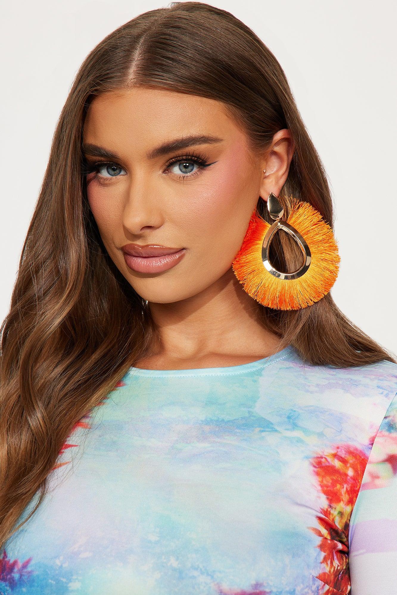 That Summer Feeling Earrings - Orange Product Image