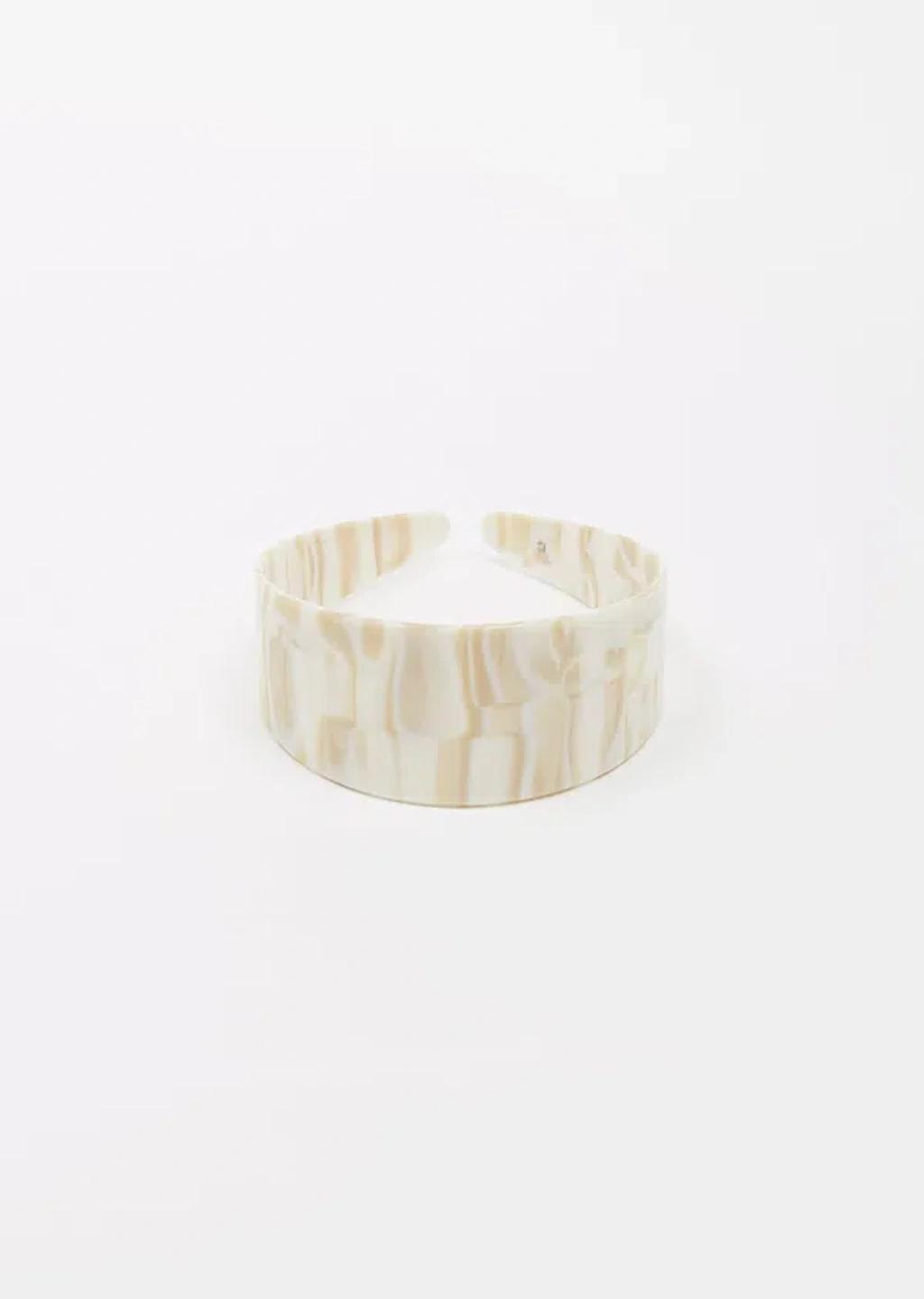 SOPHIE BUHAI Bessette Headband In Mother Of Pearl Product Image