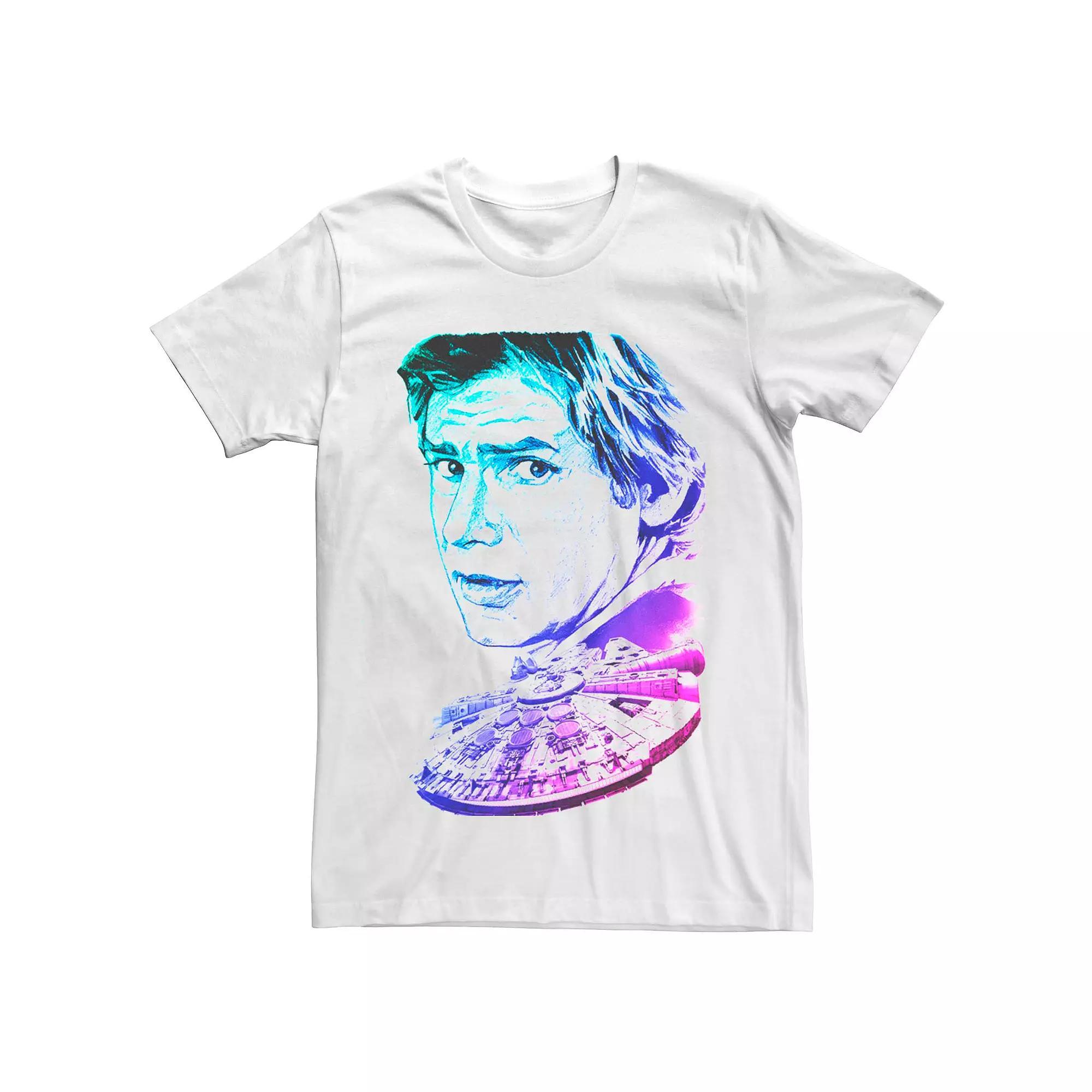 Men's Star Wars Han Solo Graphic Tee, Size: 3XL, White Product Image