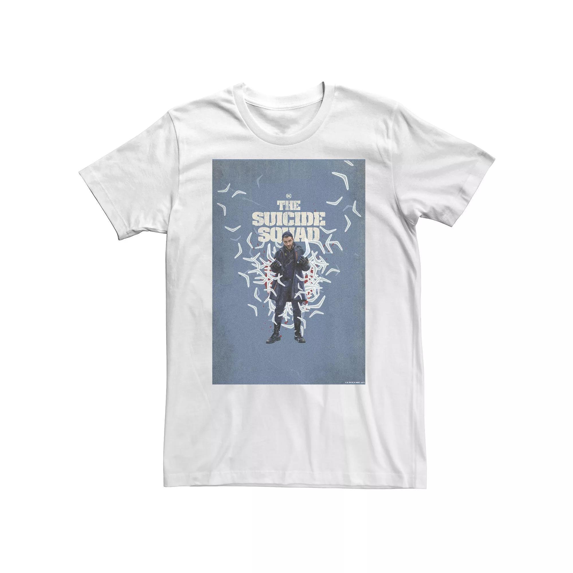 Big & Tall DC Comics The Suicide Squad Captain Boomerang Poster Tee, Men's, Size: 4XLT, White Product Image