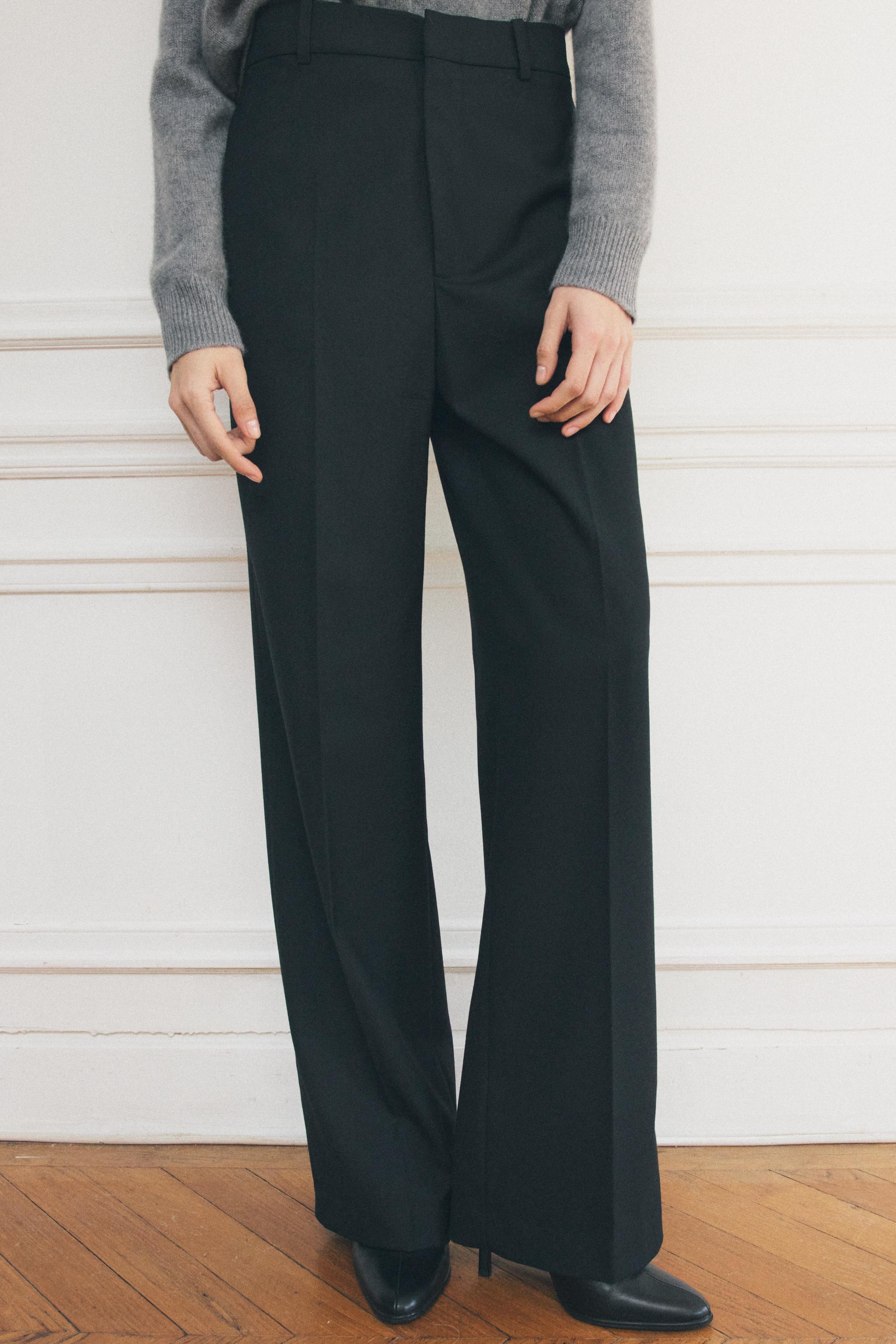 PANTS WITH A HIGH WAIST ZW COLLECTION Product Image