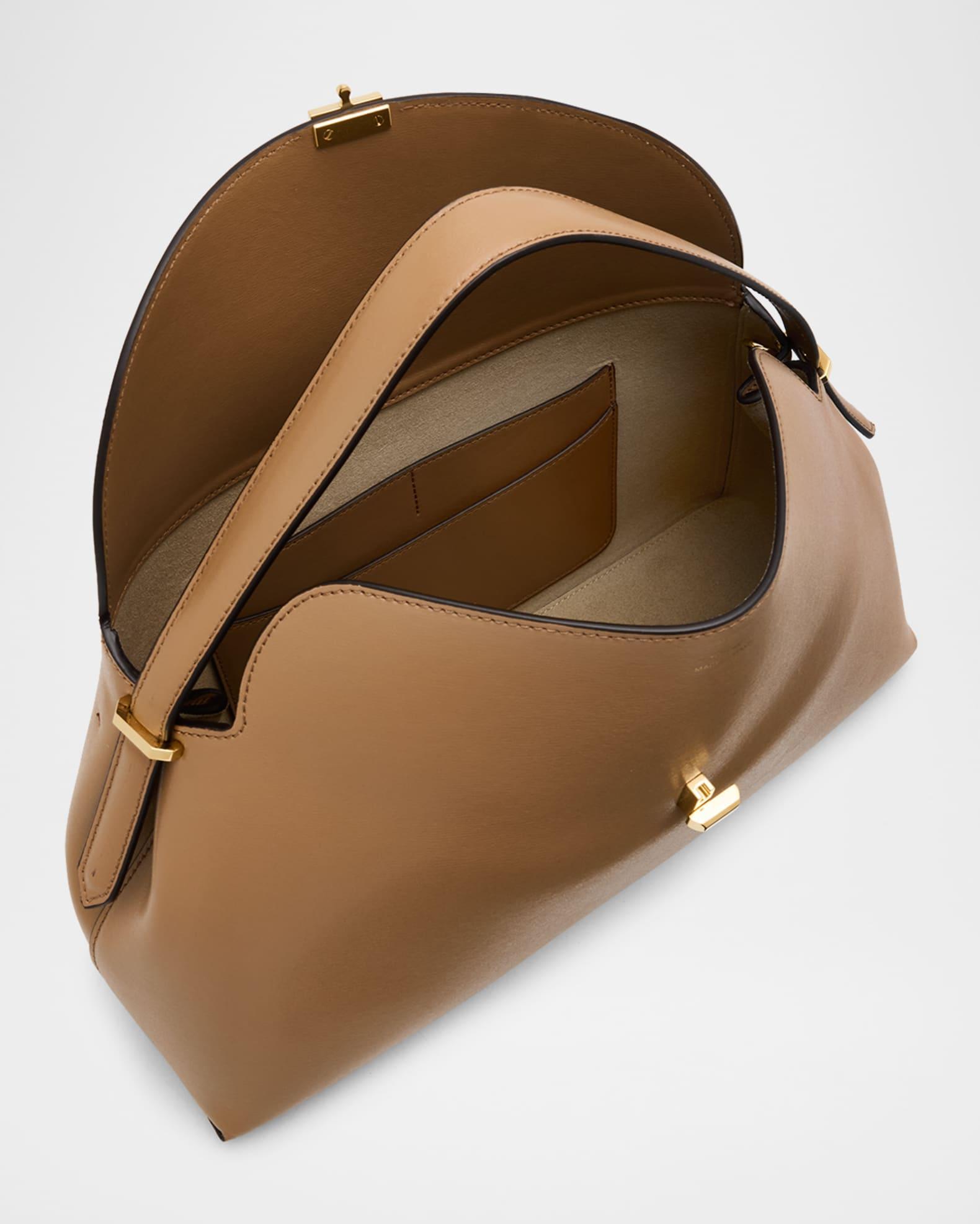 T-Lock Leather Top-Handle Bag Product Image