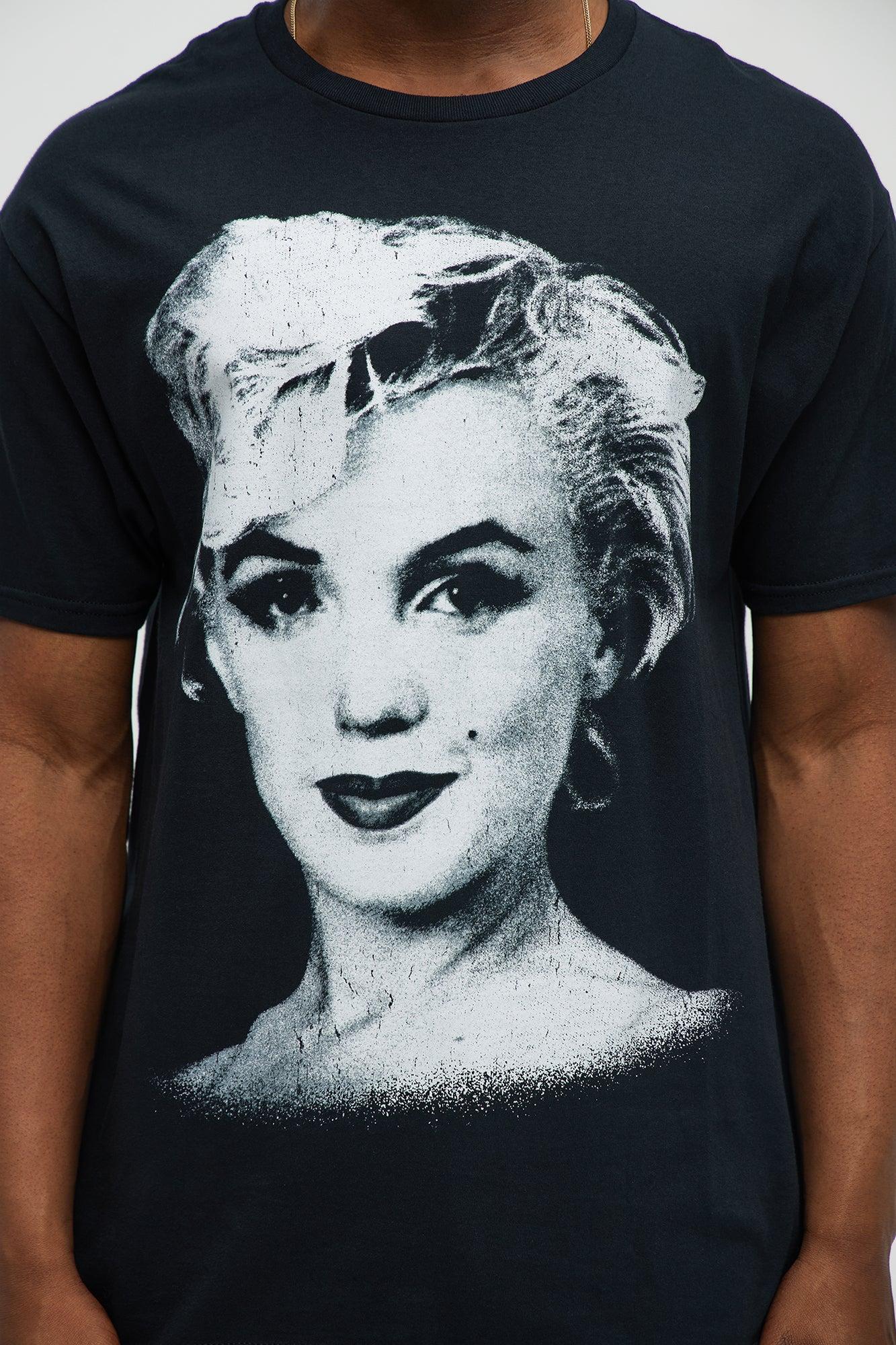 Marilyn Monroe Icon Short Sleeve Tee - Black Male Product Image