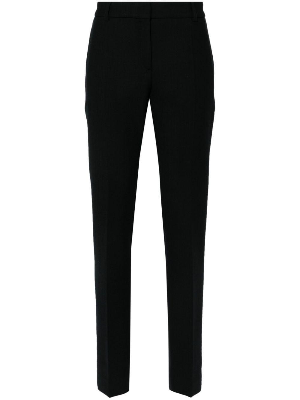 Toteme Flared Tailored Trousers In Black Product Image