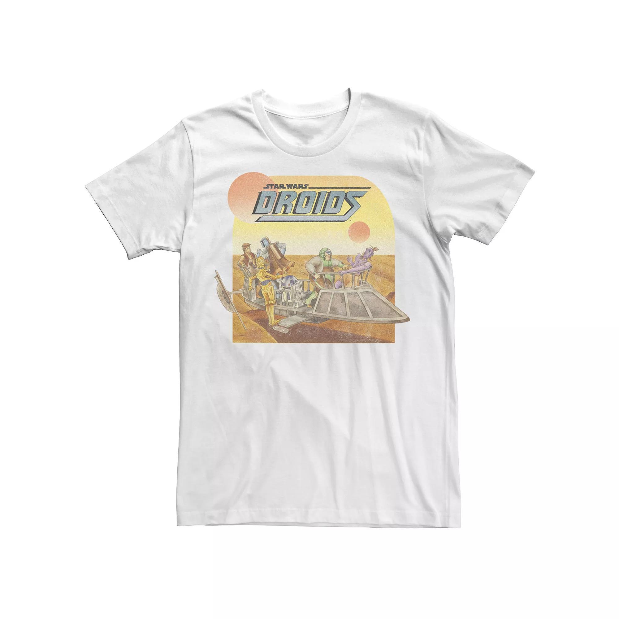Men's Star Wars Droid Sunset Poster Tee,  Product Image