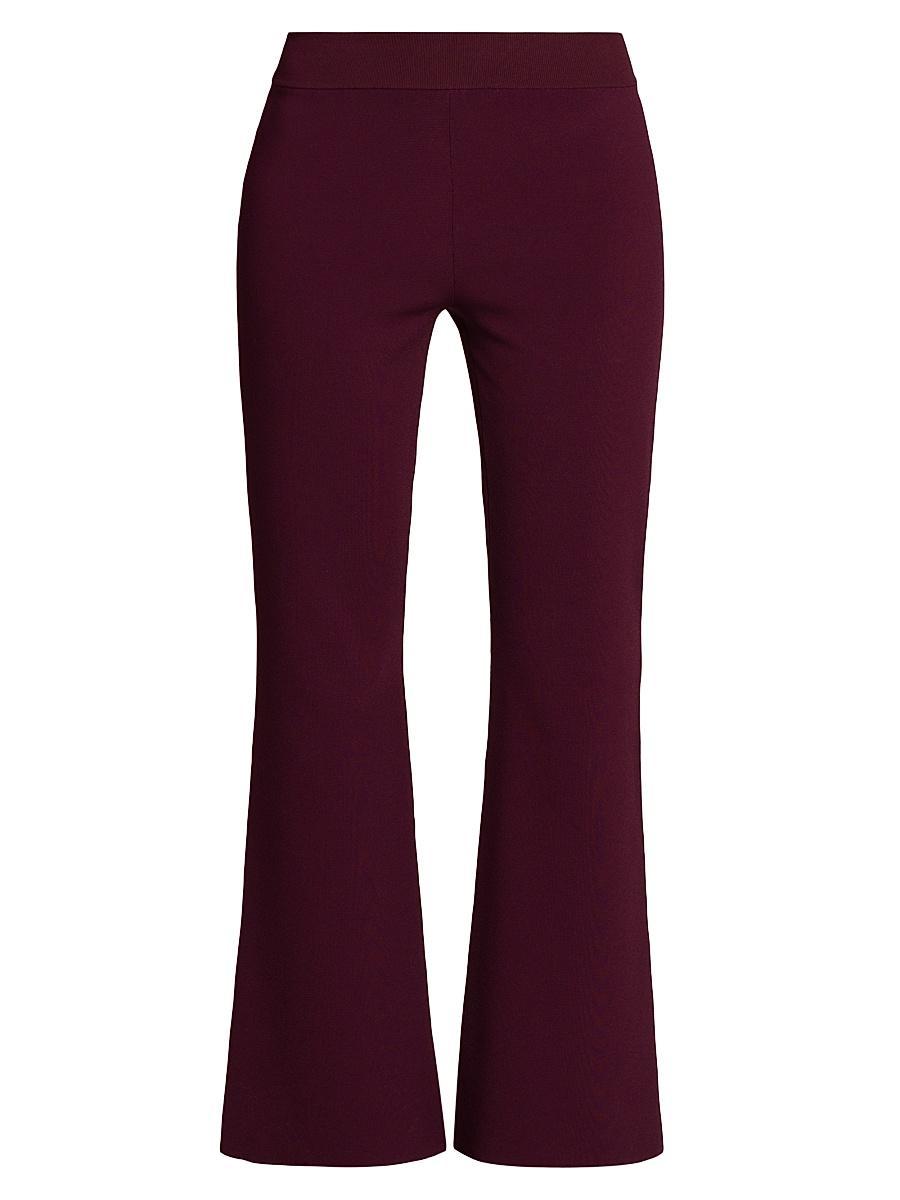 Womens Compact Knit Kick-Flare Pants Product Image