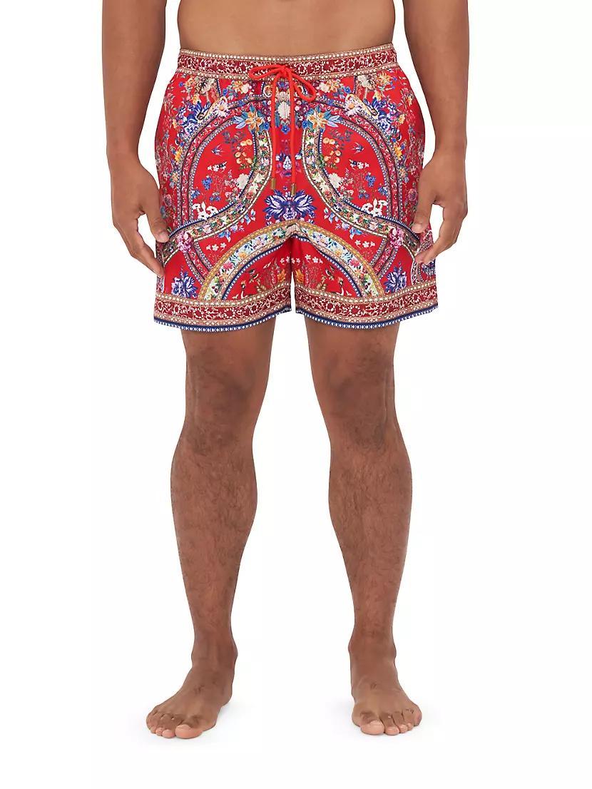 Mid-Length Printed Board Shorts Product Image