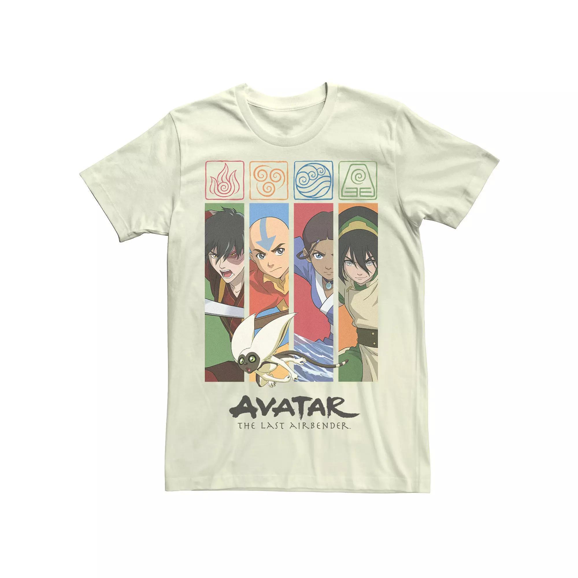 Men's Avatar: The Last Airbender Cast Elements Tee,  Product Image