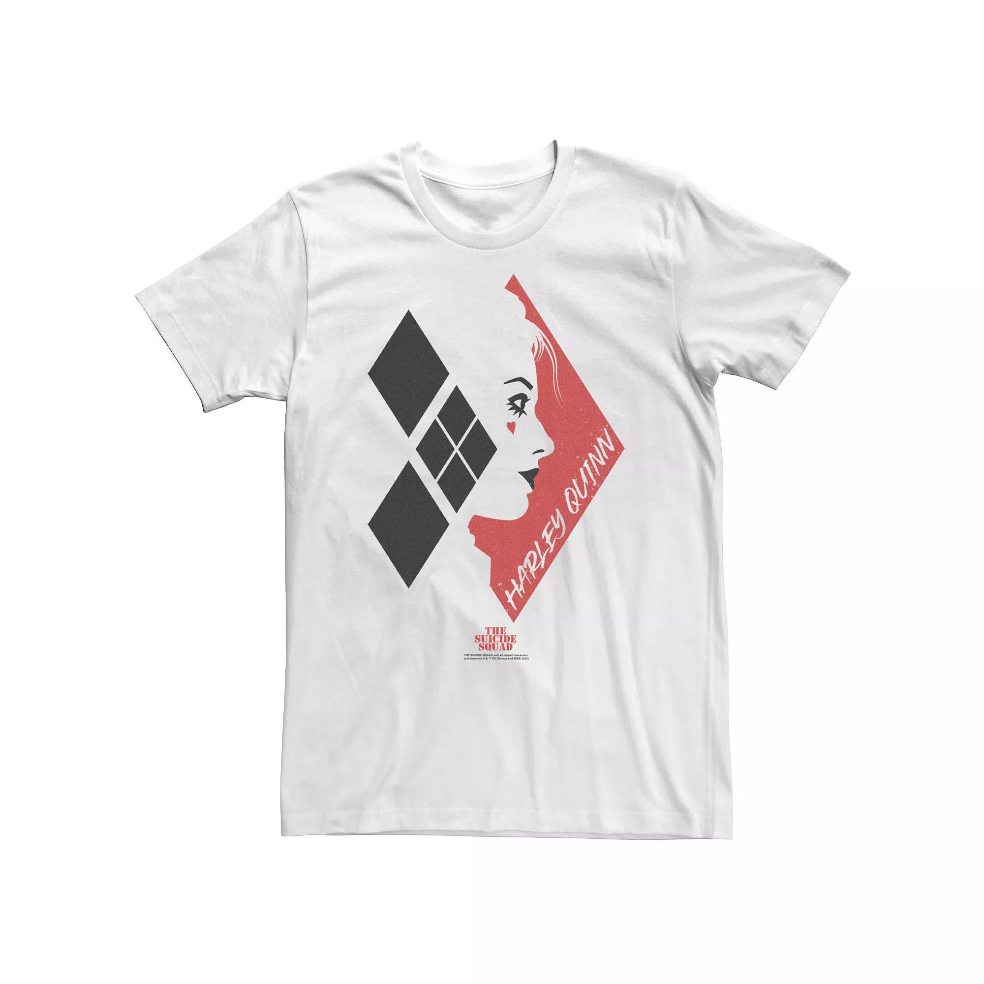Big & Tall DC Comics The Suicide Squad Harley Quinn Diamond Tee, Men's,  Product Image