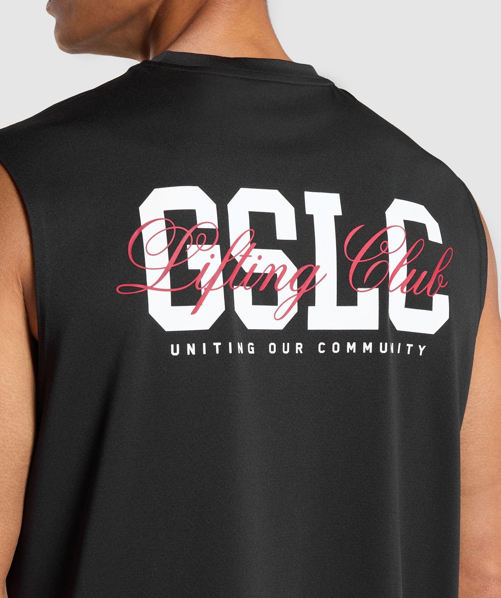 Script Graphic Cut Off Tank Product Image