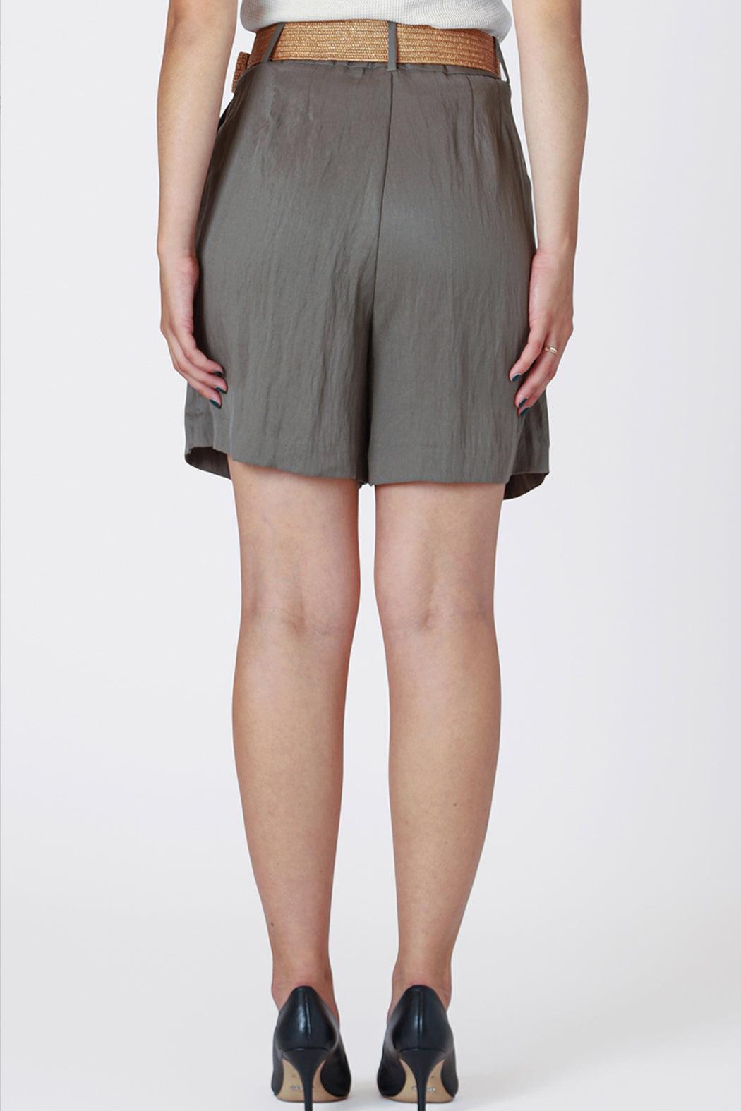 Drapey Belted Short Product Image