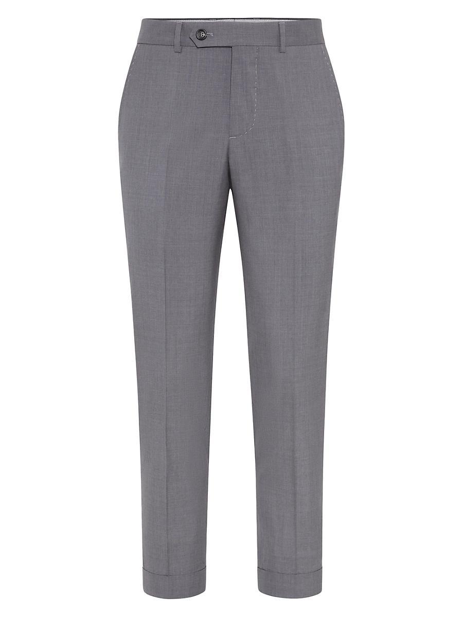 Mens Super 150s Lightweight Formal Fit Trousers Product Image