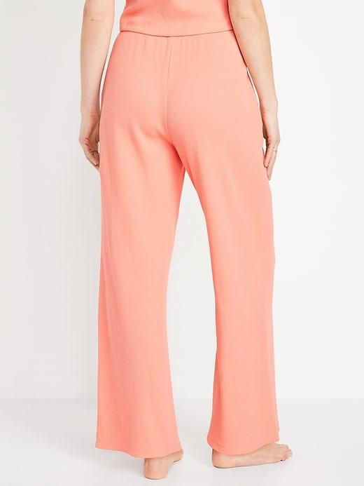 Mid-Rise Waffle Lounge Pant Product Image