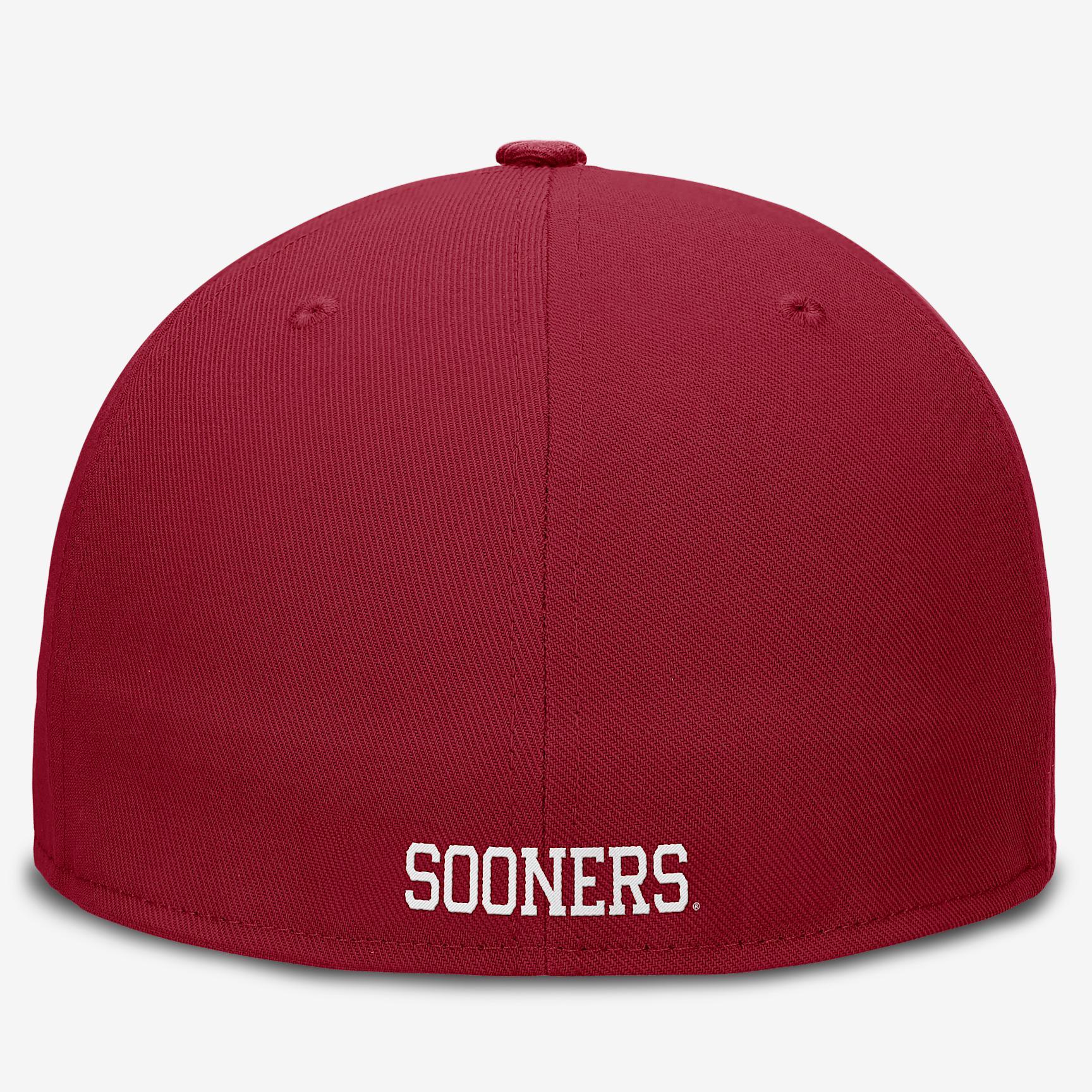 Oklahoma Sooners Legacy True Nike Mens Dri-FIT College Fitted Hat | NC1169WOKV-ARD Product Image