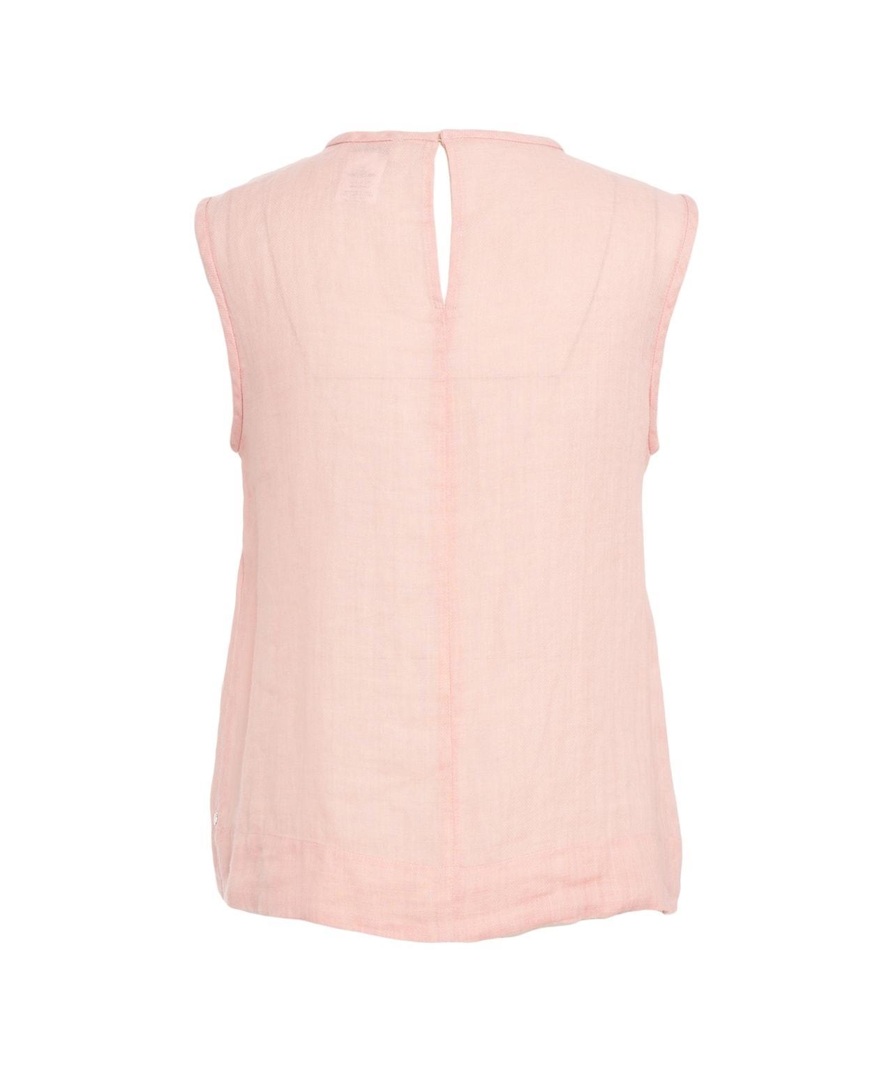 Ramie blouse with ruffles Product Image