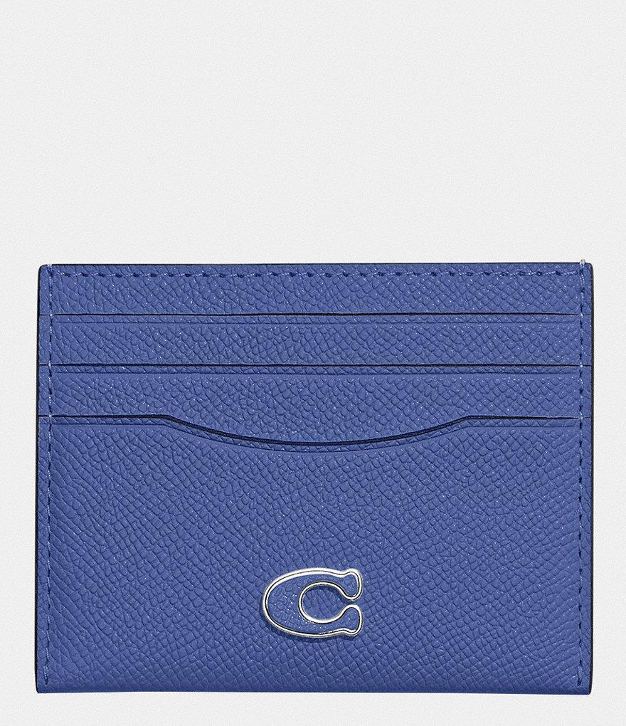 COACH Crossgrain Leather Flat Card Case Product Image