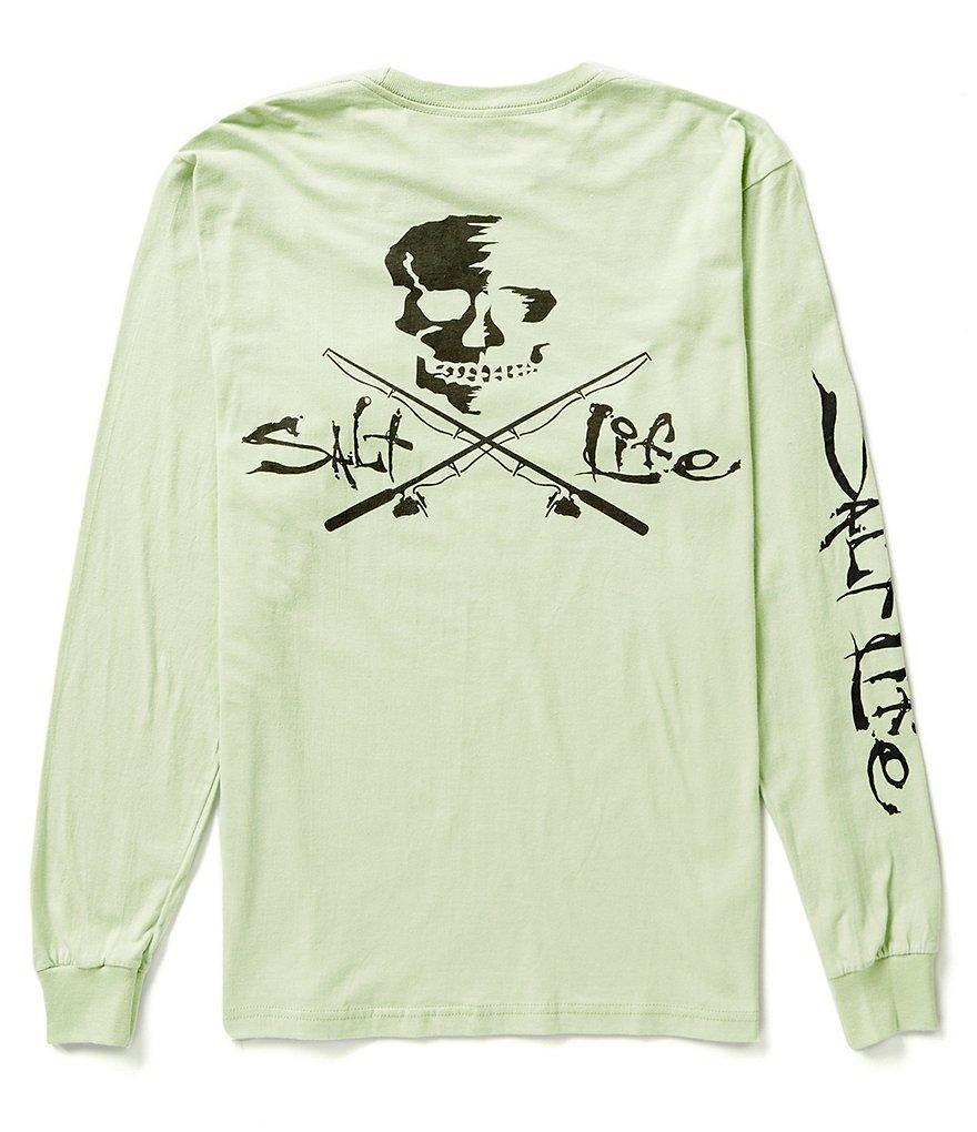 Salt Life Skull And Poles Long Sleeve Graphic T-Shirt Product Image