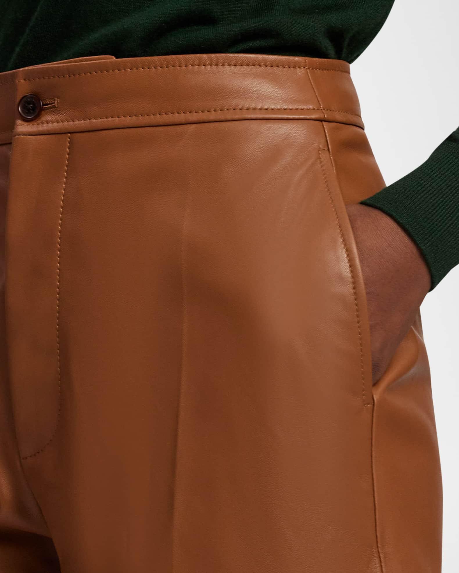 Josselyn Leather Shorts Product Image