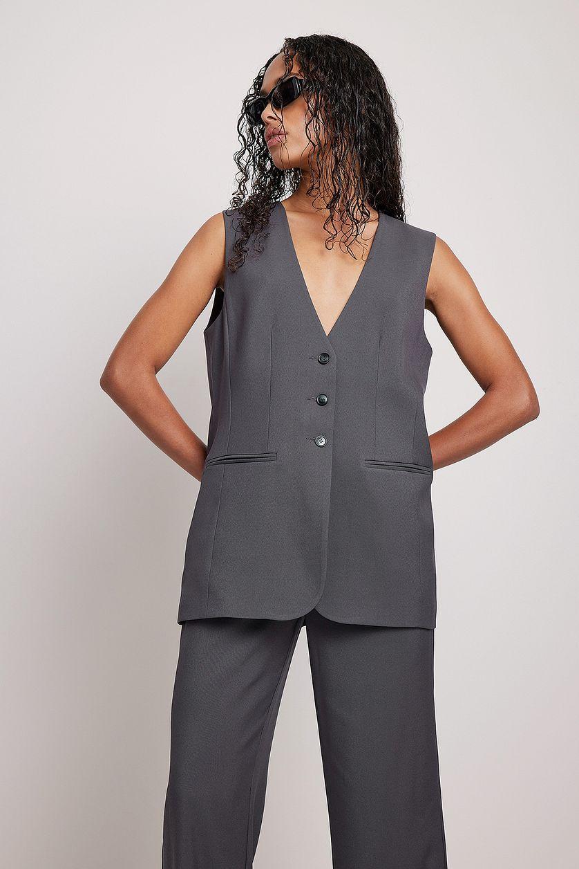 Tailored Oversized Vest Product Image