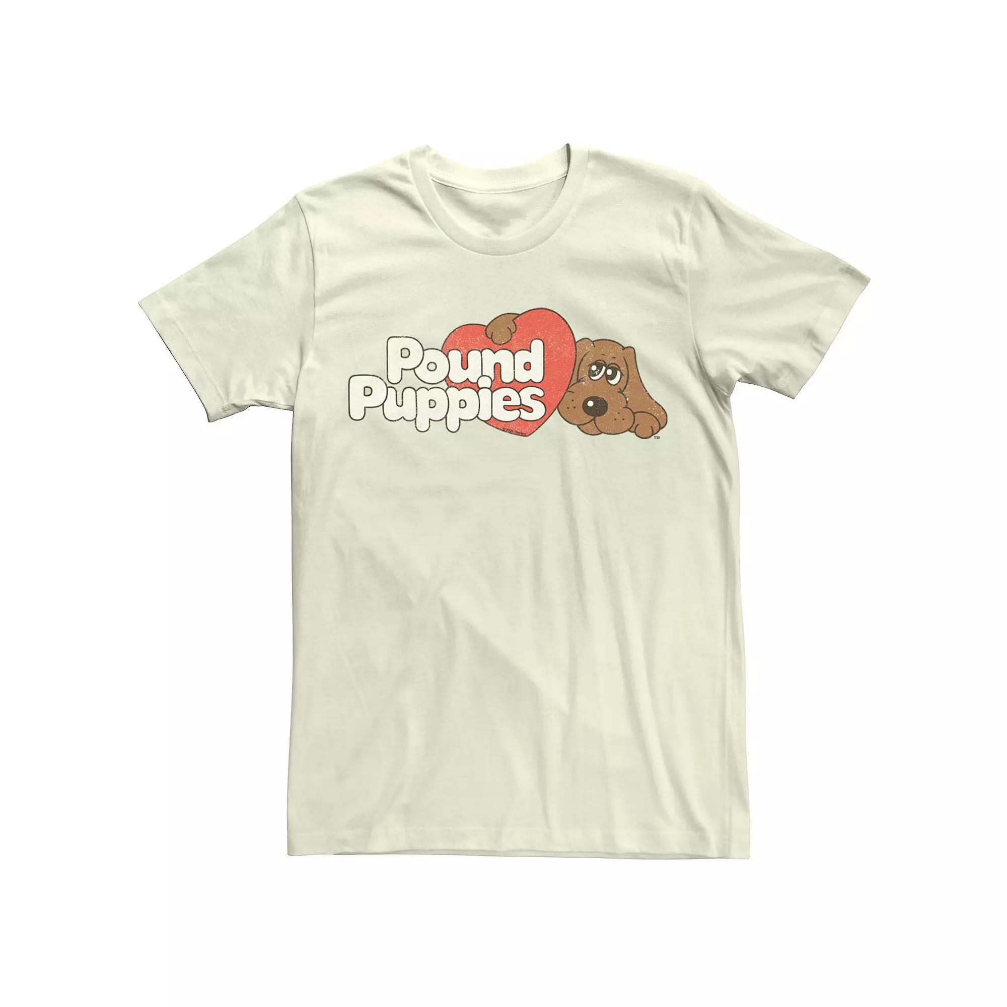 Men's Pound Puppies Vintage Logo Tee, Size: 3XL, Natural Product Image