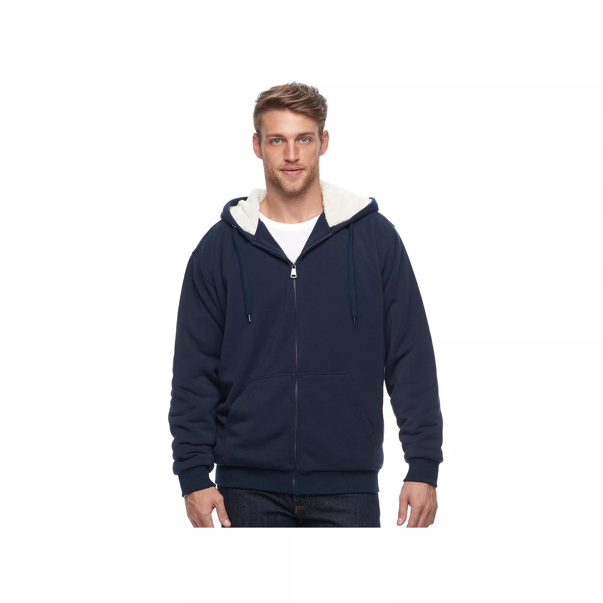 Men's Victory 40 Sherpa-Lined Fleece Jacket, Size: Medium, Blue Product Image
