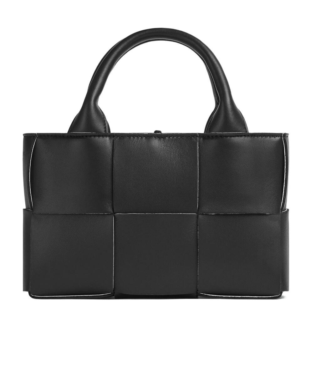 BOTTEGA VENETA Candy Arco Micro Tote Bag In Black Product Image