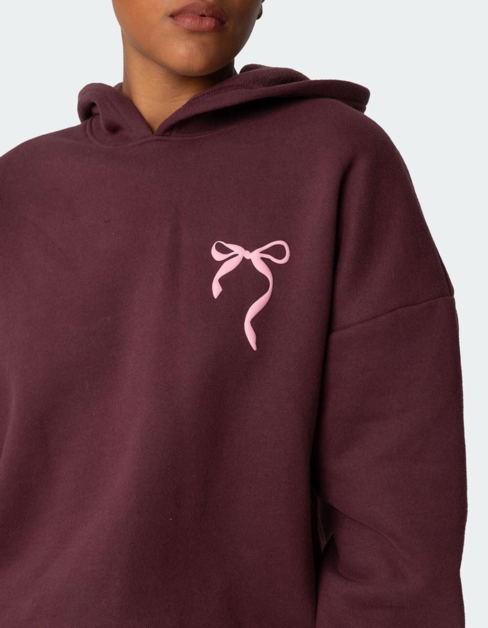 EDIKTED Sasha Bow Detail Hoodie Product Image