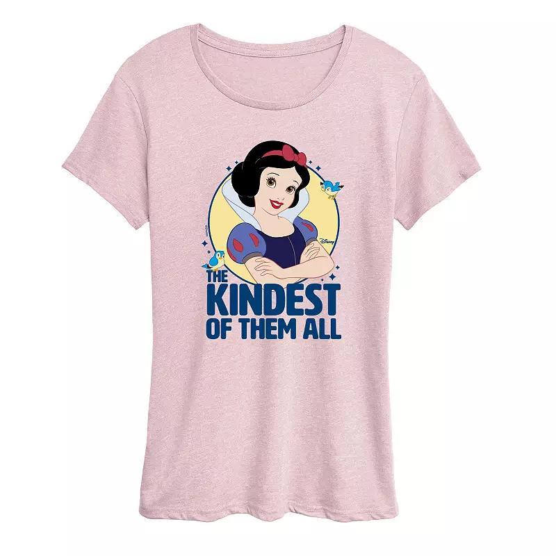 Disney Princess Snow White Women's The Kindest Of Them All Graphic Tee,  Product Image