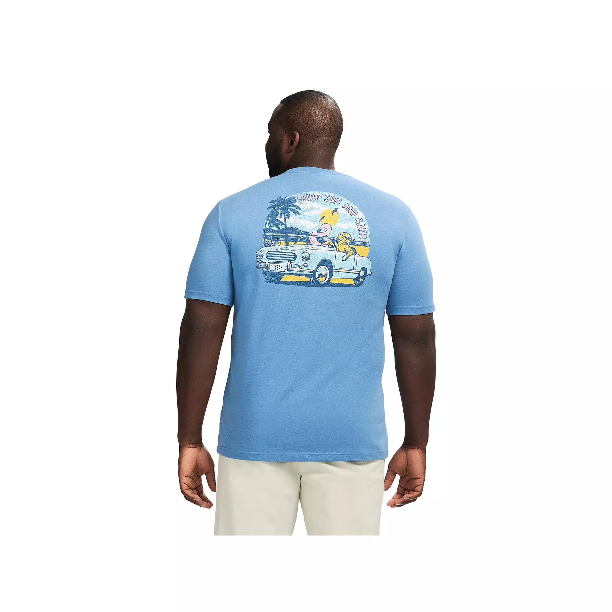 Big & Tall IZOD Saltwater Soft Wash Short Sleeve Graphic Tee, Men's, Size: 2XB, Riviera Yellow Product Image