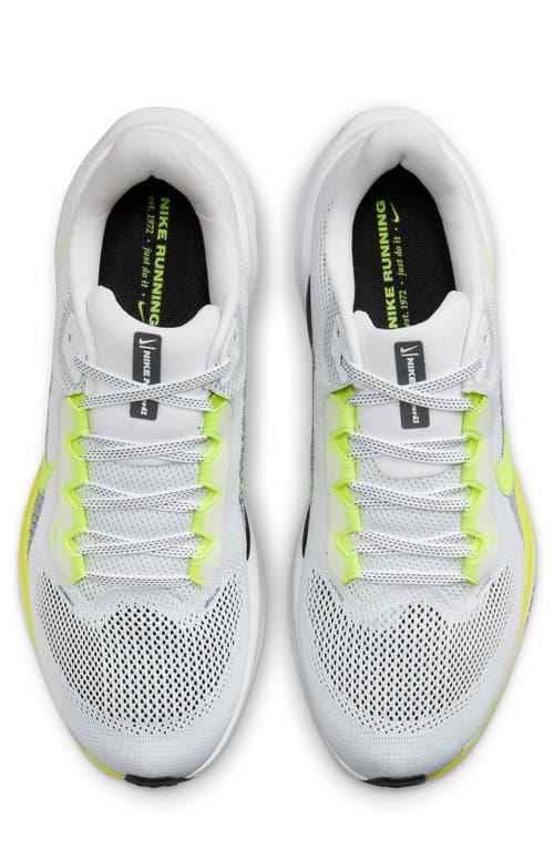 NIKE Men's Pegasus 41 Road Running Shoes In White/volt/black Product Image