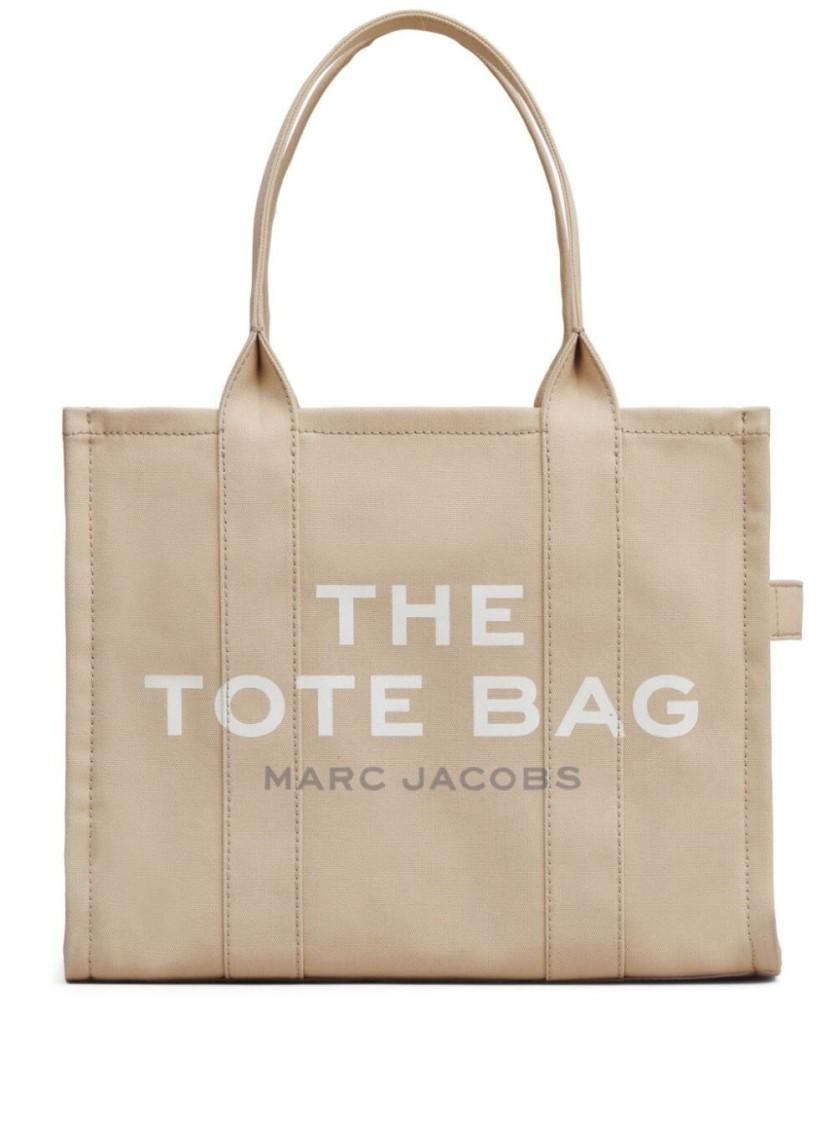 MARC JACOBS The Tote Bag Canvas Shoulder Bag In Neutrals Product Image